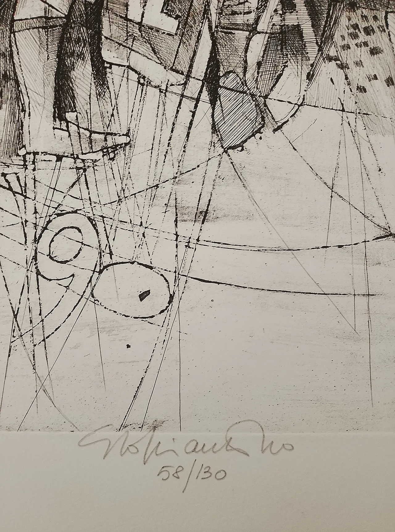 Etchings "Italia 90" by Giacomo Soffiantino 1